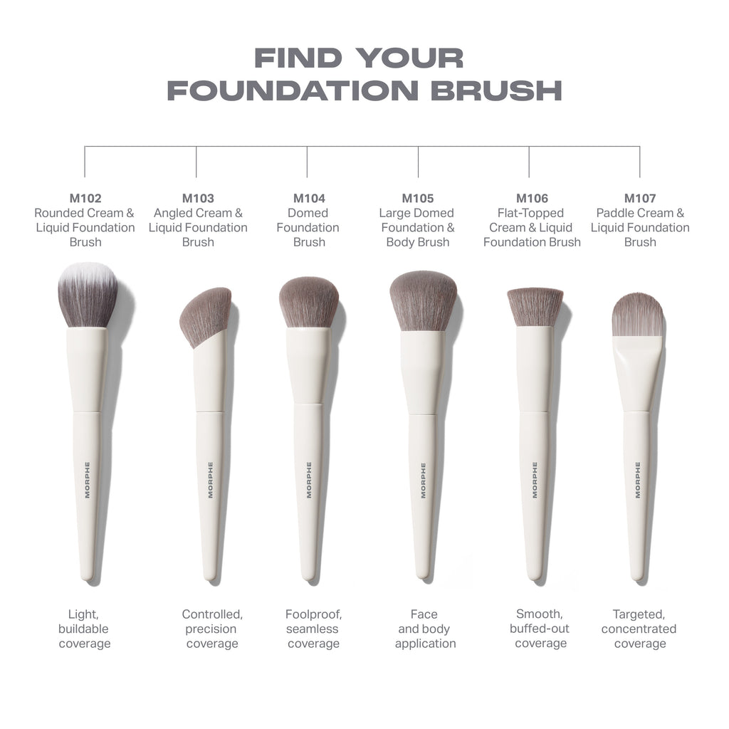 M104 Domed Foundation Brush