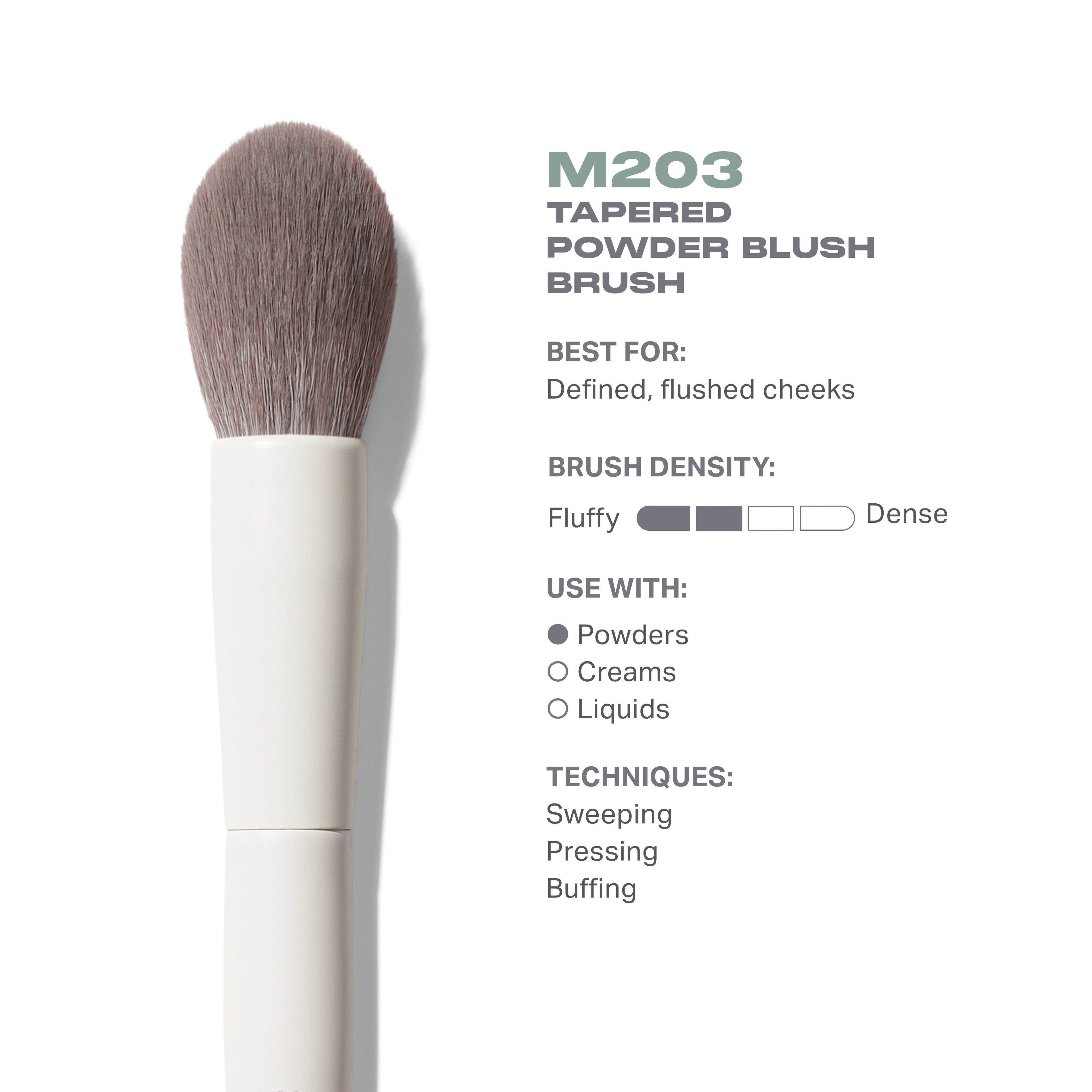 M203 Tapered Powder Blush Brush