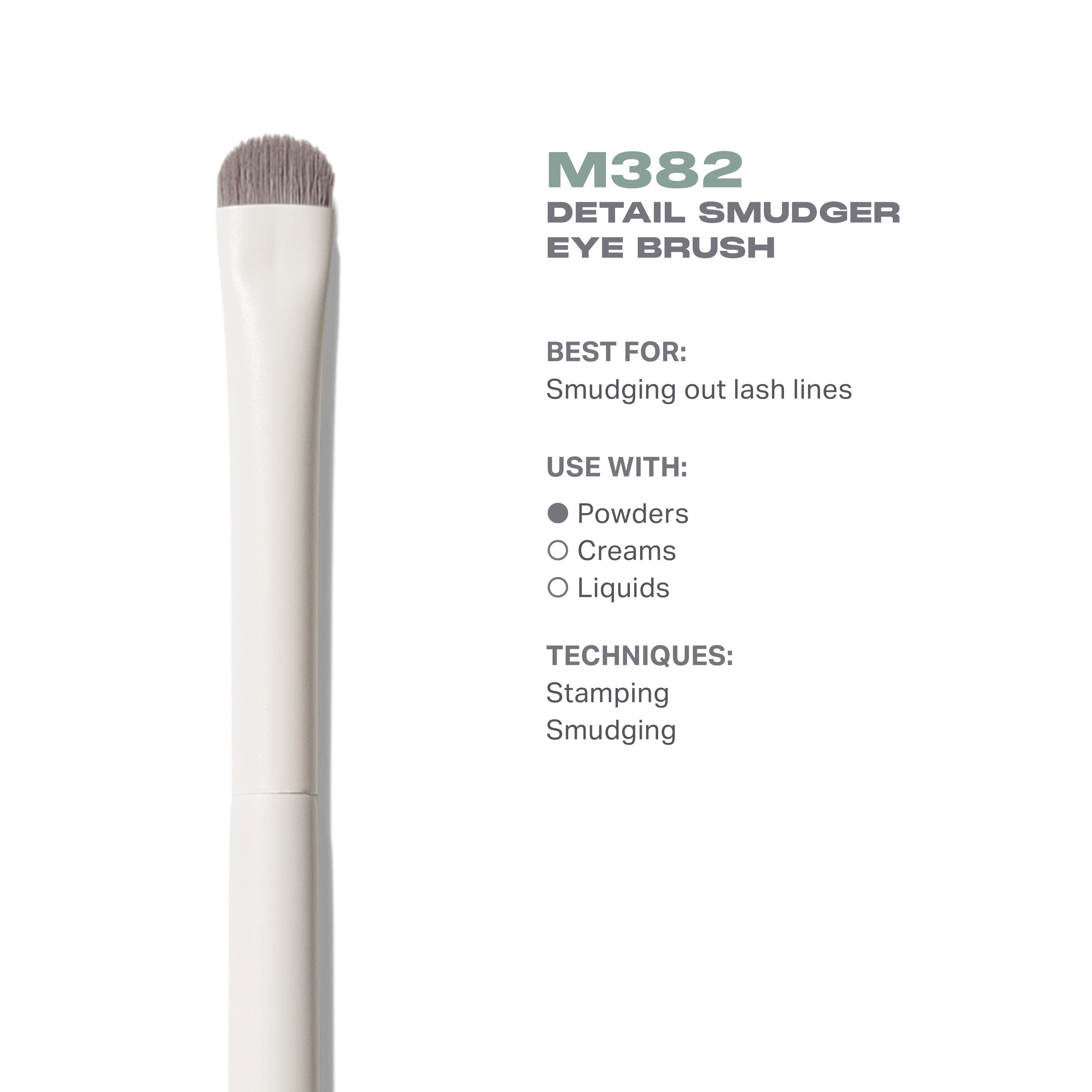 M382 Detail Smudger Eye Brush