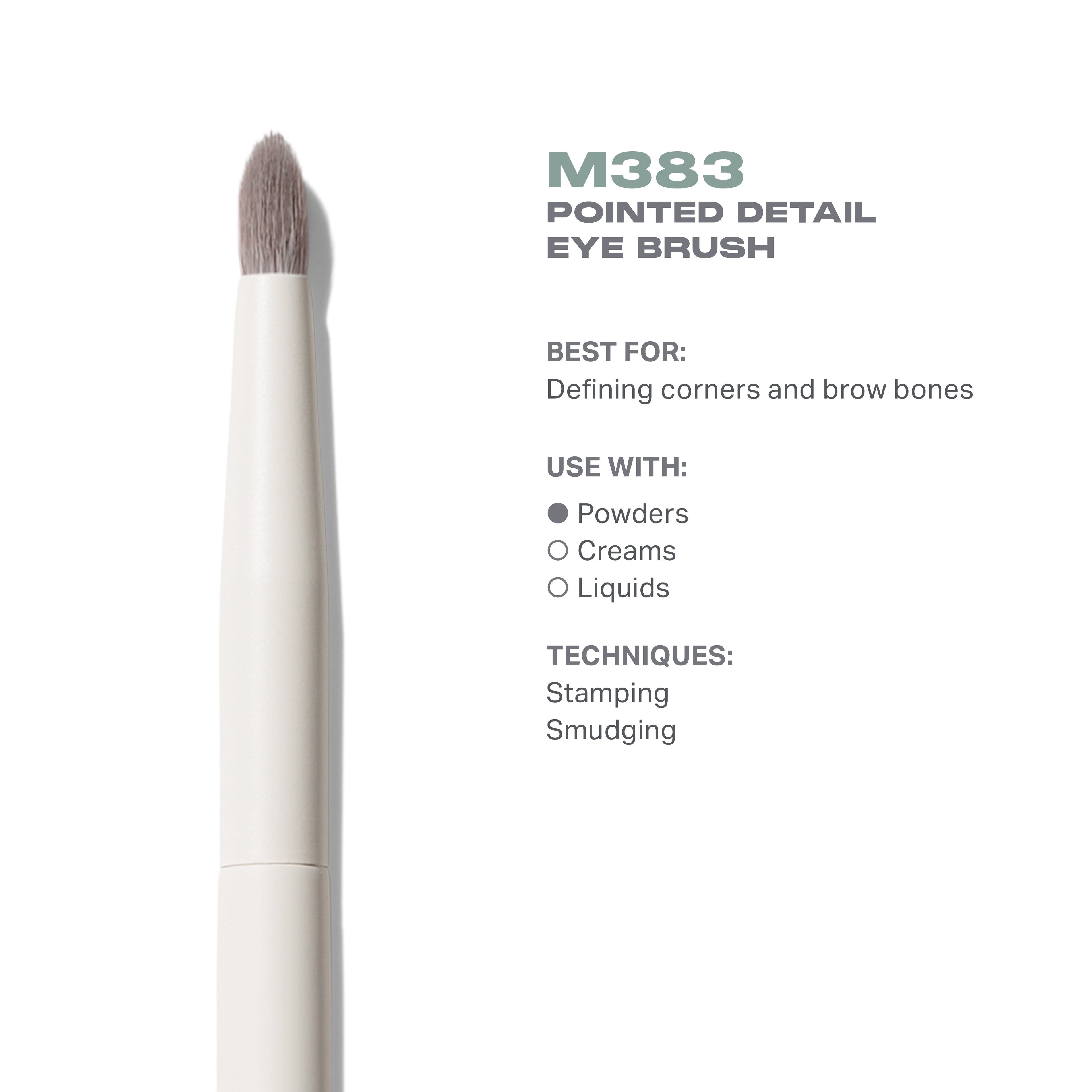 M383 Pointed Detail Eye Brush