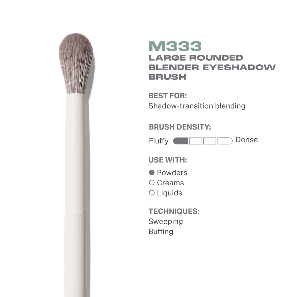 M333 Large Rounded Blender Eyeshadow Brush
