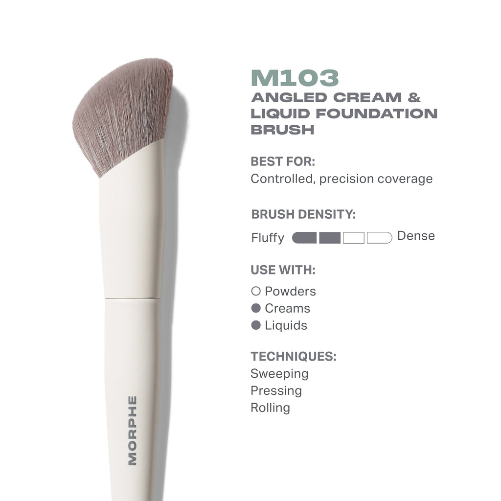 M103 Angled Cream & Liquid Foundation Brush