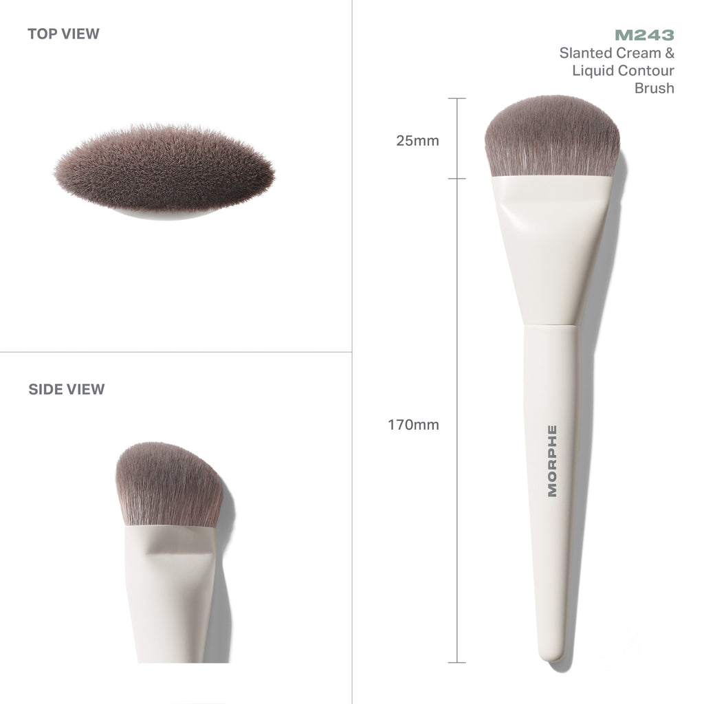 M243 Slanted Cream & Liquid Contour Brush