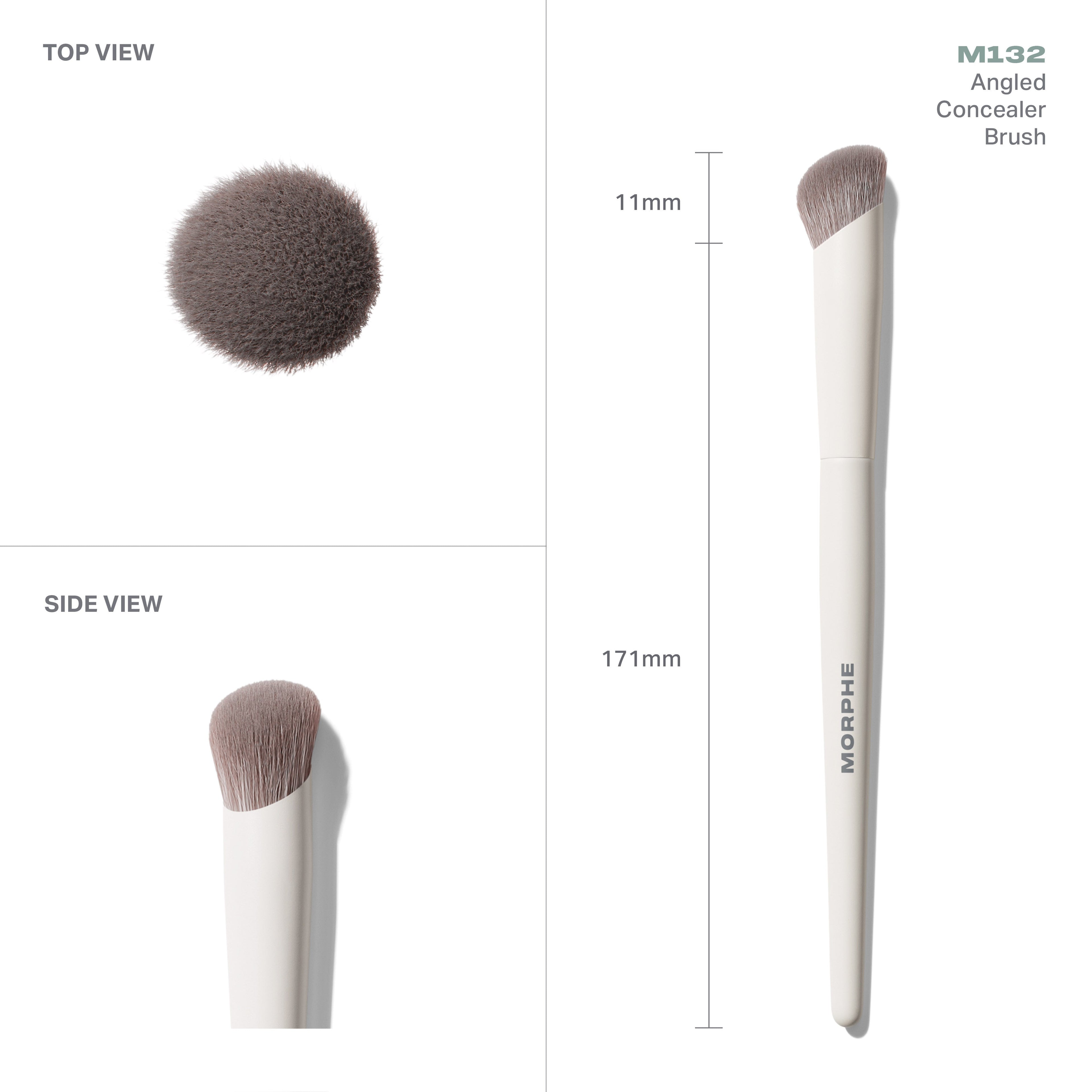 M132 Angled Concealer Brush