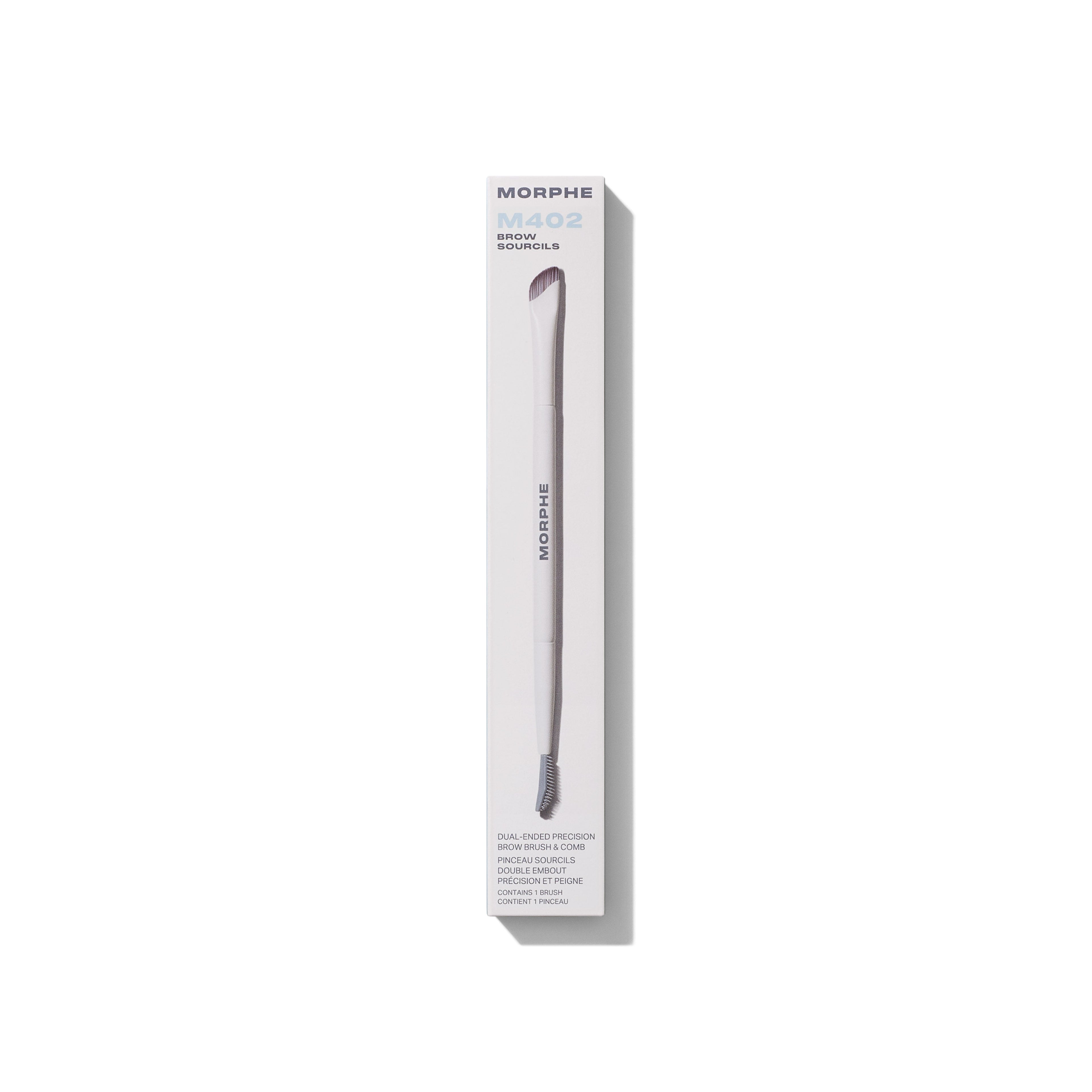 M402 Dual-Ended Precision Brow Brush & Comb