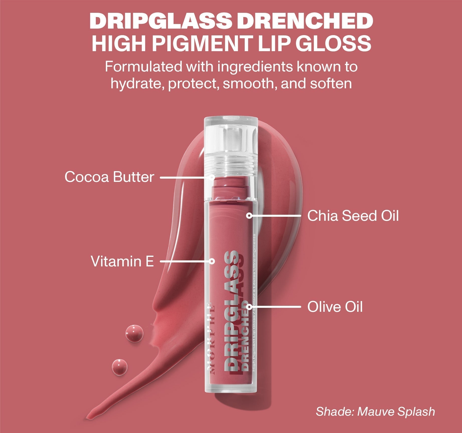 Dripglass Glazed High Shine Lip Gloss