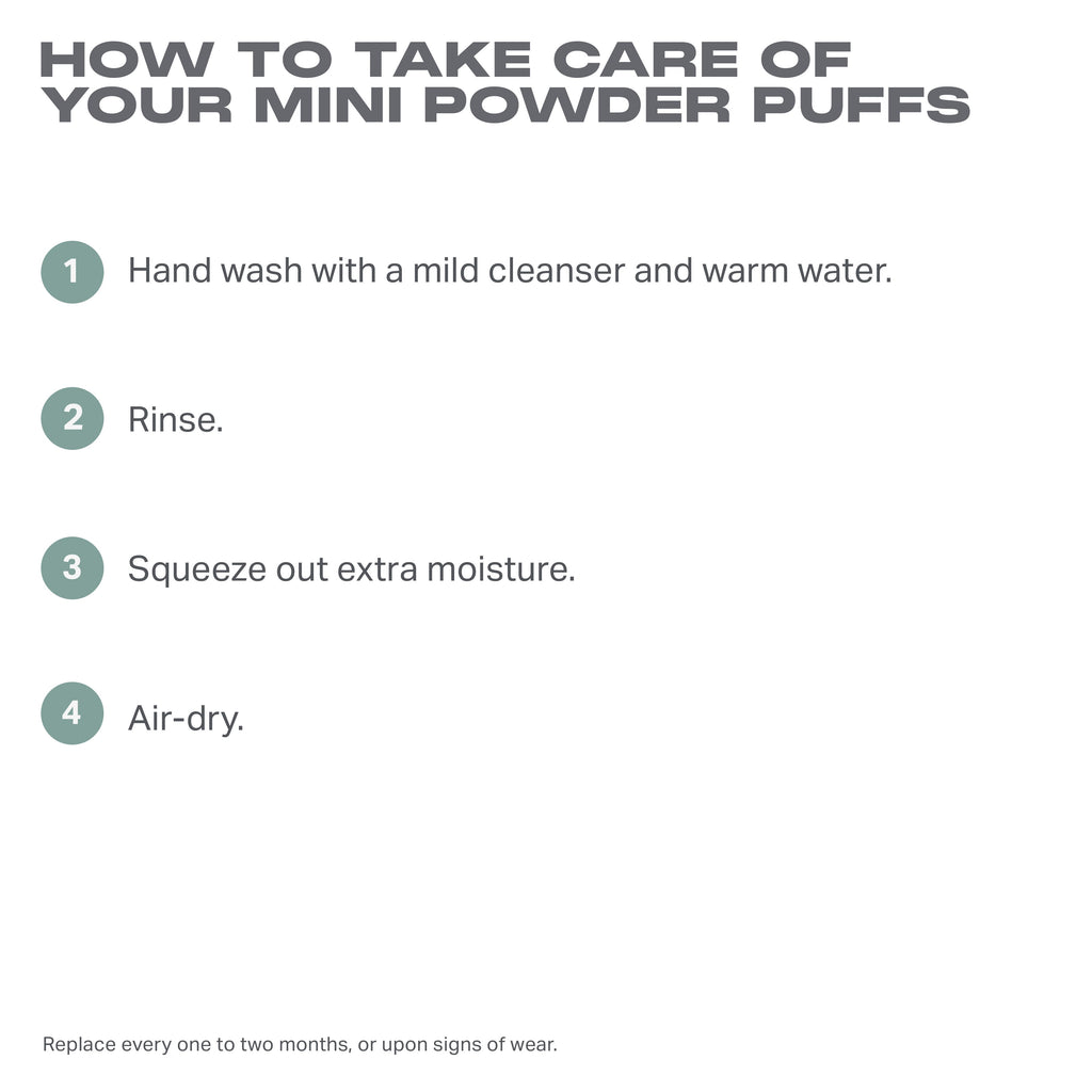 To The Point Mini Powder Puff Trio