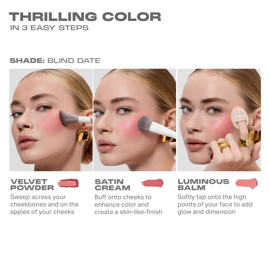Cheek Thrills Multi-Finish Face Trio